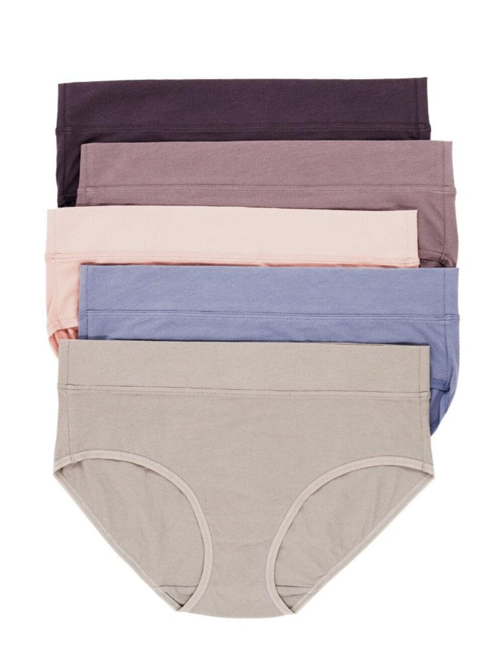 Felina Pima Cotton Hipster 5-Pack Size LargeDusk / Large